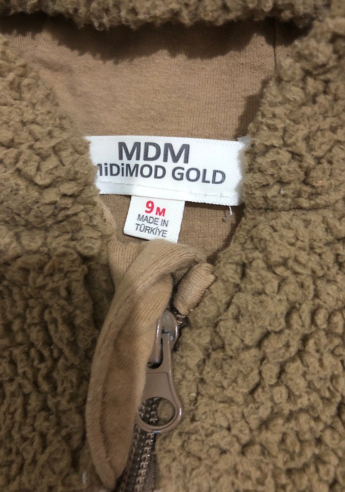 Kahverengi Nakışlı Erkek Bebek Tulum - Görsel 3