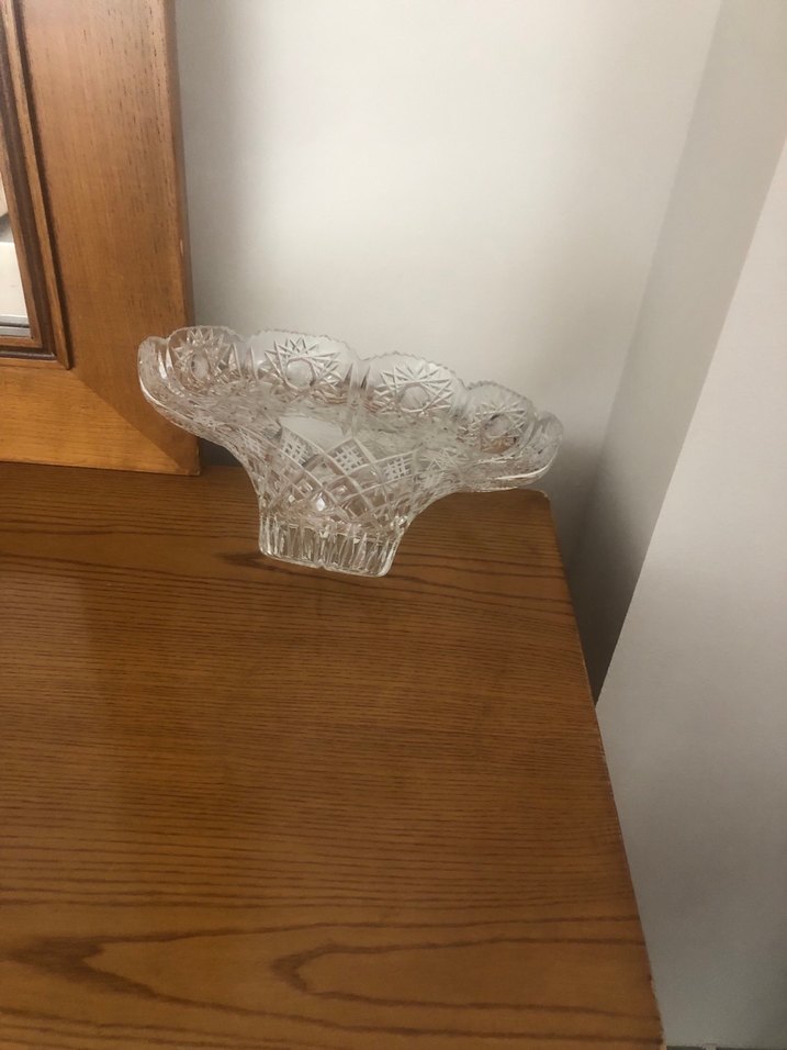 Kristal kesme vazo gondol küllük - Görsel 3