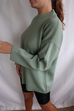 Yesil Oversize Triko