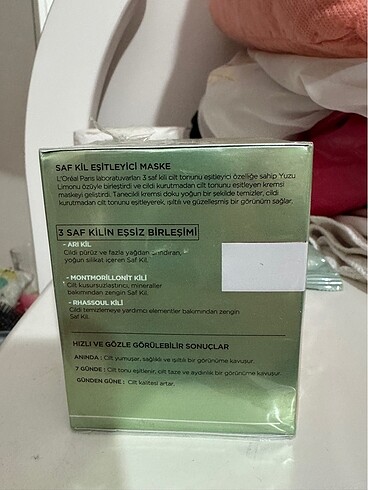 Beden Renk Loreal Paris saf kil cilt tonu eşitleyici maske SIFIR