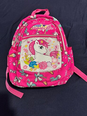 Unicorn anaokulu çantası