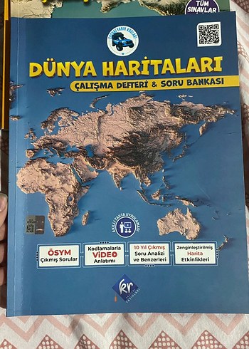 Dünya Haritaları Çalışma Defteri ve Soru Bankası