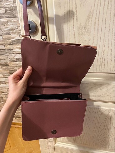  Beden ten rengi Renk Zara basic Gül kurusu çanta