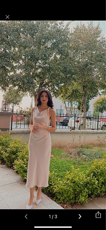 Zara Saten Elbise