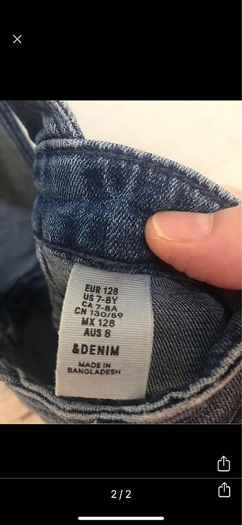 Denim&Co Bahçıvan şort