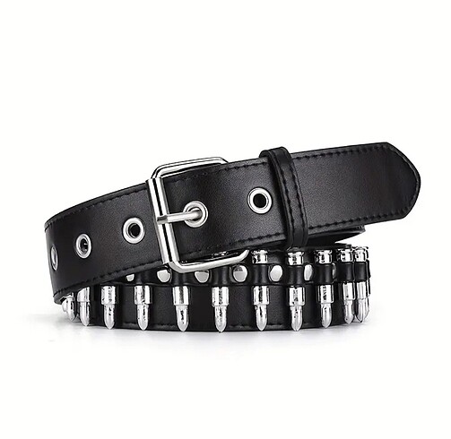 Kurşun Mermi Punk Gothic Kemer