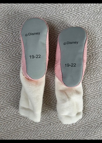 Kız Çocuk Beyaz Nakışlı Örgü Terlik - Görsel 2