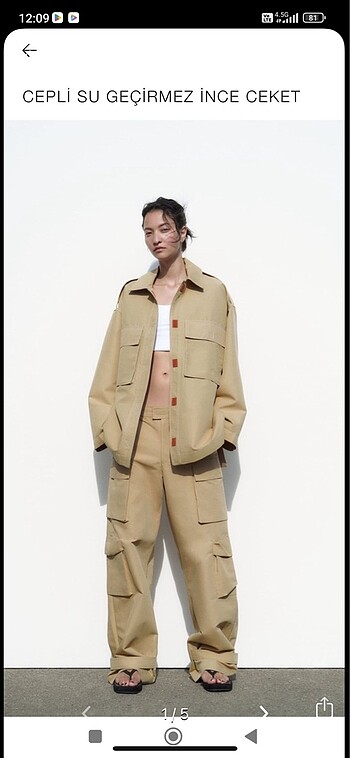ZARA MEVSİMLİK MONT