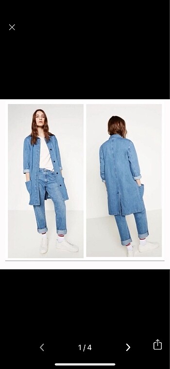 ZARA DENIM CEKET