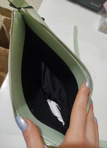 Bershka Mint yeşili sıfır çanta