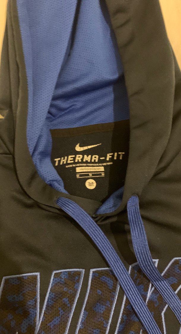 Mavi Erkek Nike Baskılı Sweatshirt - Görsel 2