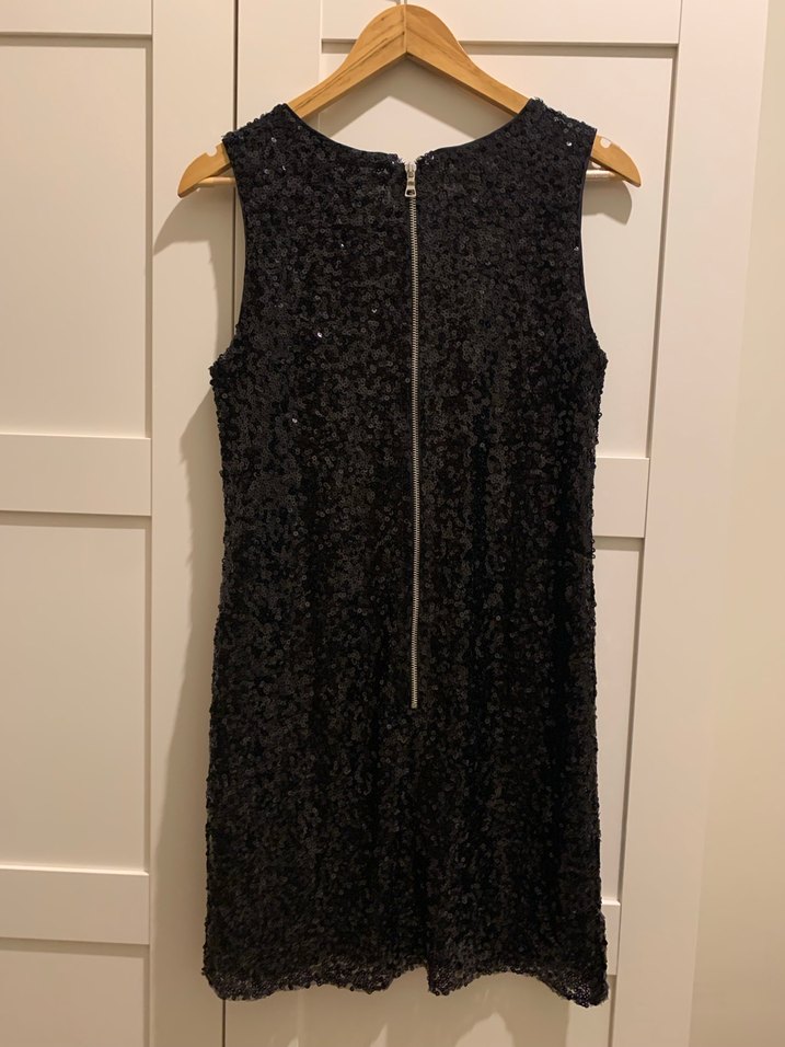 Siyah Drapeli Midi Kadın Abiye Elbise - Görsel 4