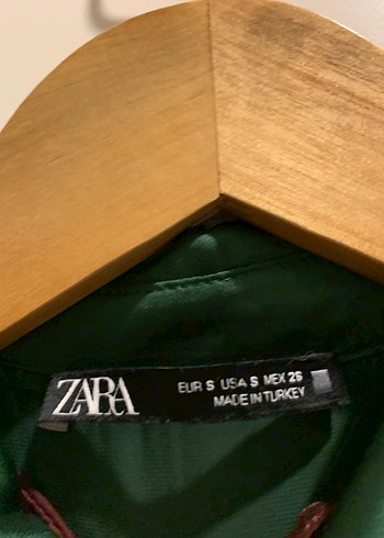 Düğmeli Yeşil Saten Kadın Gömlek - Görsel 4