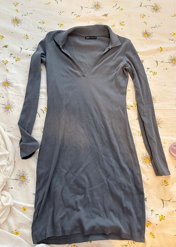 zara polo yaka Elbise