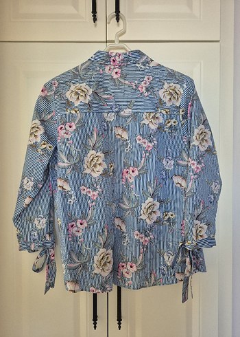 Çiçek Desenli Bohem Kadın Gömlek - Görsel 3