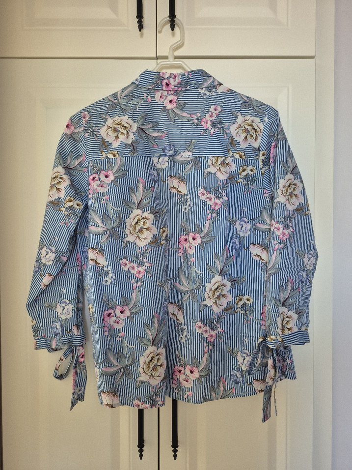 Çiçek Desenli Bohem Kadın Gömlek - Görsel 3