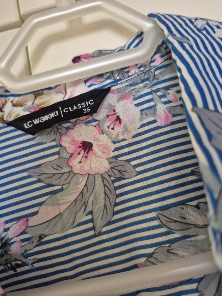 Çiçek Desenli Bohem Kadın Gömlek - Görsel 2