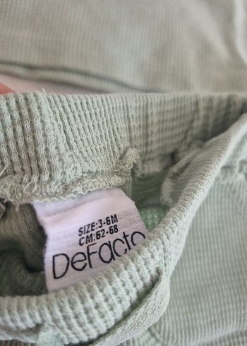 Yeşil Erkek Bebek Waffle 2'li Takım - Görsel 4