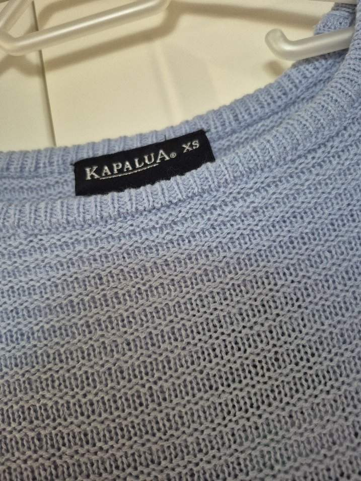 Mavi Bisiklet Yaka Triko Kadın Kazak - Görsel 3