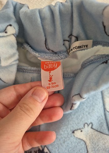 Mavi Baskılı Erkek Bebek Takımı - Görsel 5