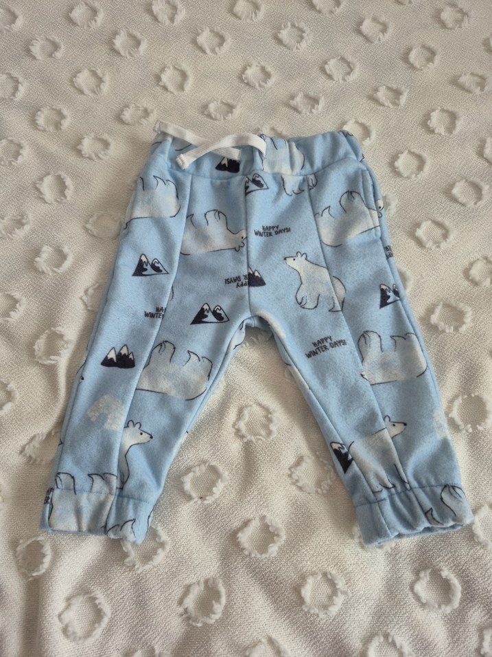 Mavi Baskılı Erkek Bebek Takımı - Görsel 2