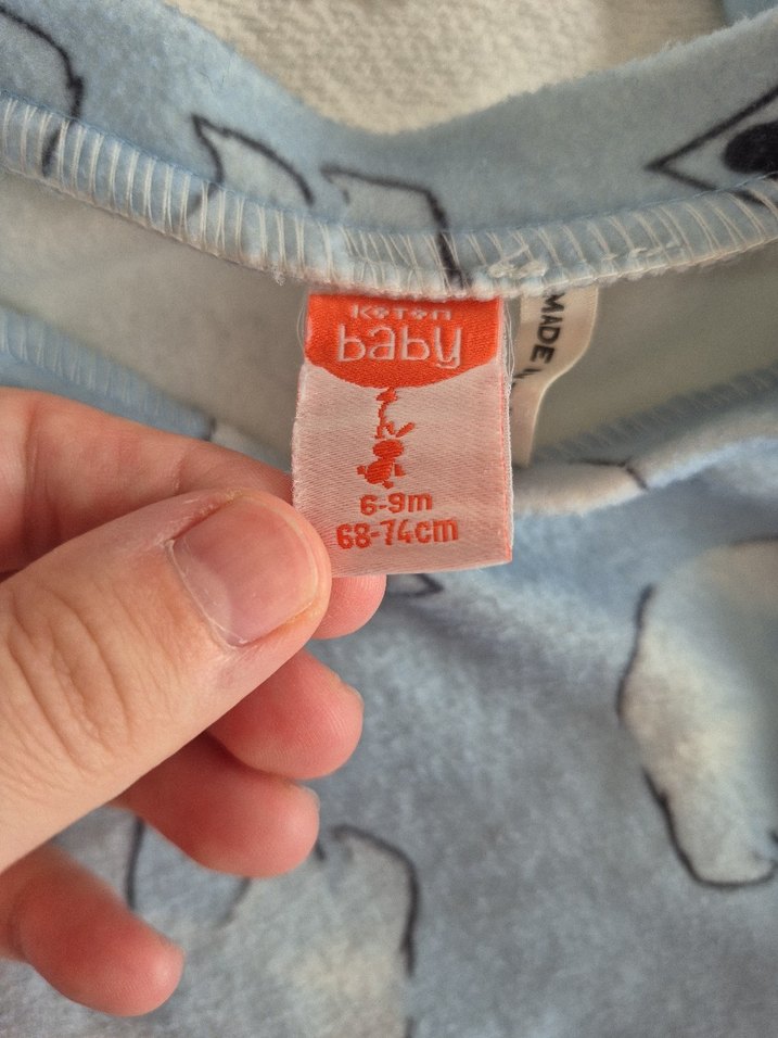 Mavi Baskılı Erkek Bebek Takımı - Görsel 4