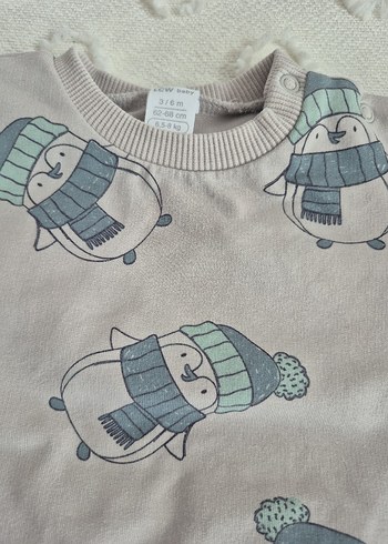 Gri Erkek Çocuk Desenli Sweatshirt - Görsel 3