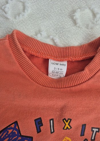 Turuncu Erkek Çocuk Sweatshirt, Uzun Kollu - Görsel 4