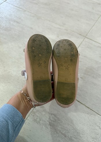 Çiçekli Pembe Kız Çocuk Babet - Görsel 3