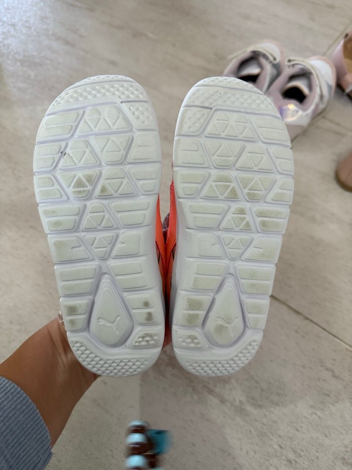 Kız Çocuk Pembe Cırt Cırtlı Spor Ayakkabı - Görsel 3