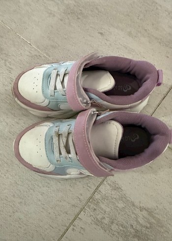 Kız Çocuk Pembe Bağcıksız Spor Ayakkabı - Görsel 2