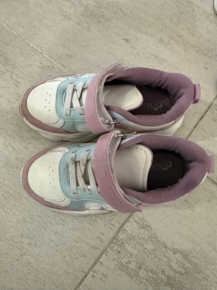 Kız Çocuk Pembe Bağcıksız Spor Ayakkabı - Görsel 2