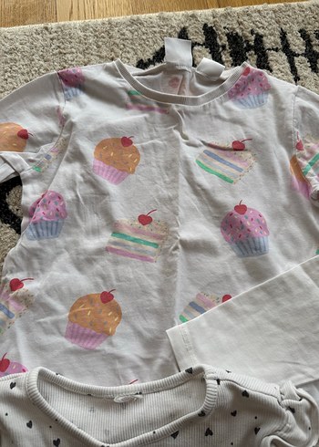 Kız Çocuk Uzun Kollu Baskılı Tişörtler - Görsel 4