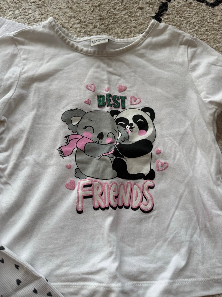 Kız Çocuk Uzun Kollu Baskılı Tişörtler - Görsel 3