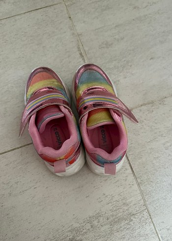 Kız Çocuk Çok Renkli Spor Ayakkabı - Görsel 3