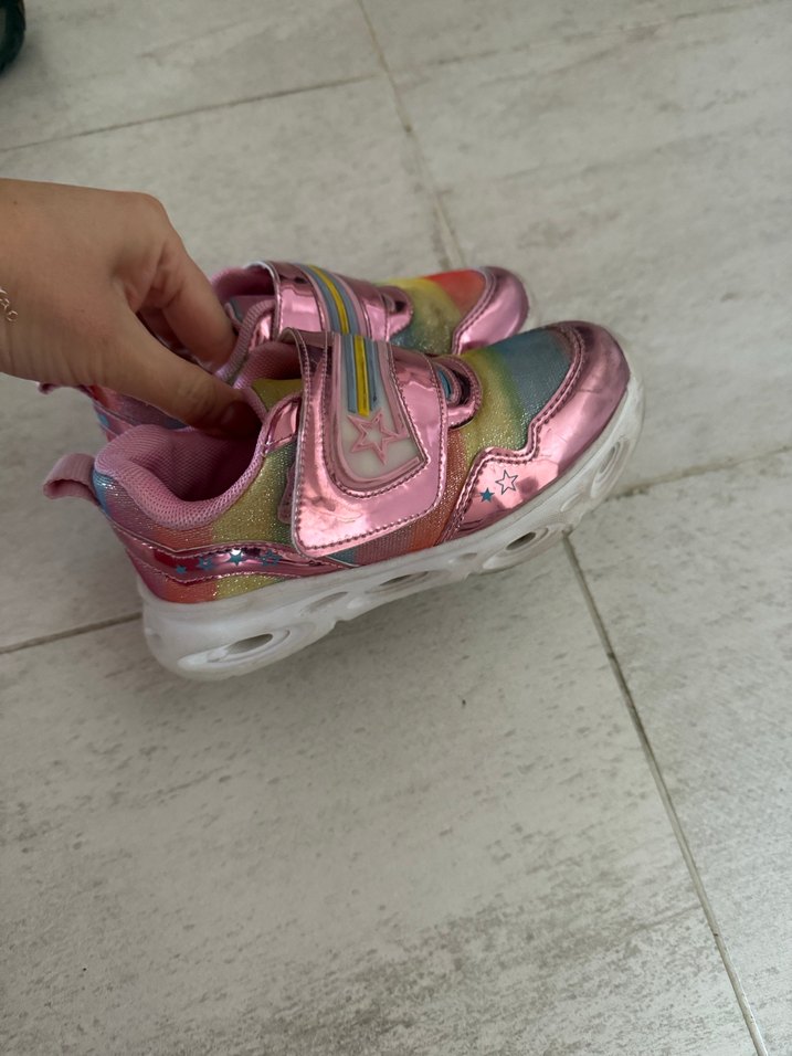 Kız Çocuk Çok Renkli Spor Ayakkabı - Görsel 2