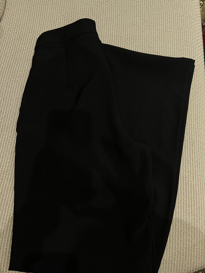 Bel detaylı milla kumaş pantolon - Görsel 2