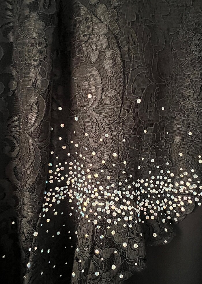 Büyük beden balık model abiye elbise - Görsel 3