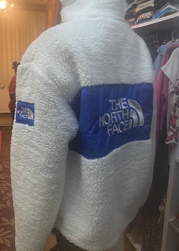 Beyaz Cep Detaylı Kadın Polar Ceket - Görsel 4