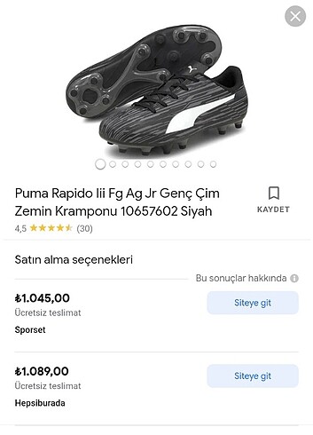 Puma ayakkabı