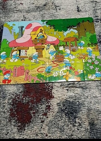 Evali Buyuk Boy Sirinler Evali Puzzle. Bitmis olcusu 45*61 cm