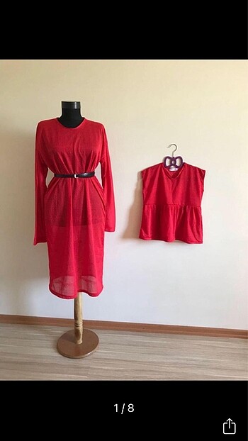 Elbise kırmızı