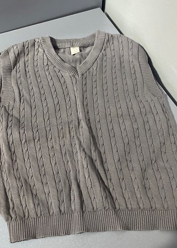 LC Waikiki Gri çocuk keten pantolon takımı 5-6 yaş