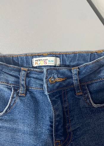Koton Erkek Çocuk Mavi Denim Şort