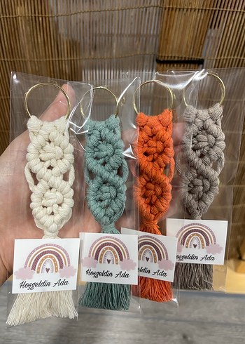 Zara 30 Adet Hediyelik makrome anahtartlık
