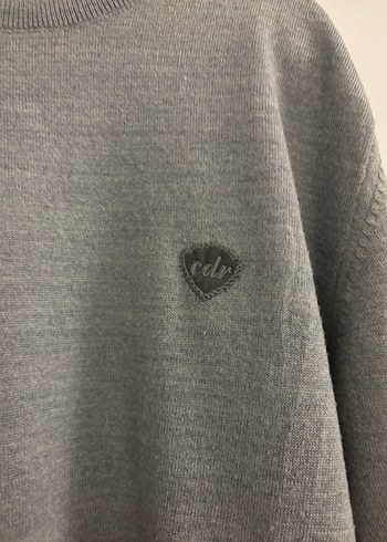 Gri Erkek Örgü Yün Kazak markası cazador - Görsel 2