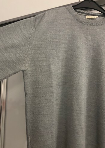 Gri Erkek Örgü Yün Kazak markası cazador - Görsel 4