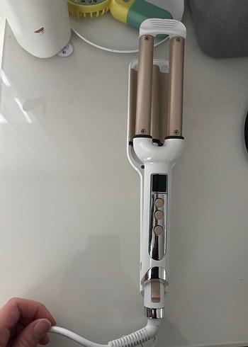 Beyaz Saç Şekillendirici wag maşası - Görsel 3