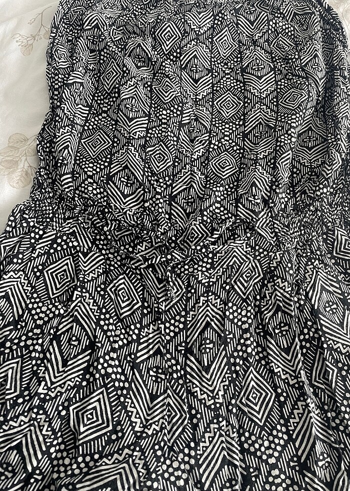 Askılı şortlu tulum - Görsel 3