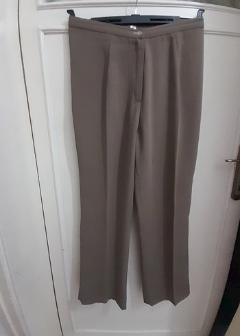 yesil Midi Kadın Kumaş Pantolon